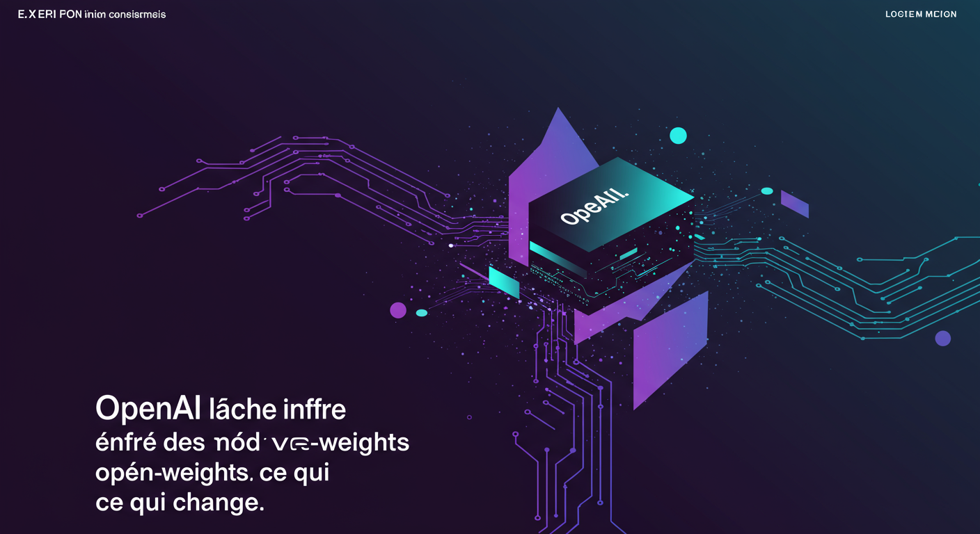 OpenAI lâche enfin des modèles open-weights : ce qui change — illustration éditoriale