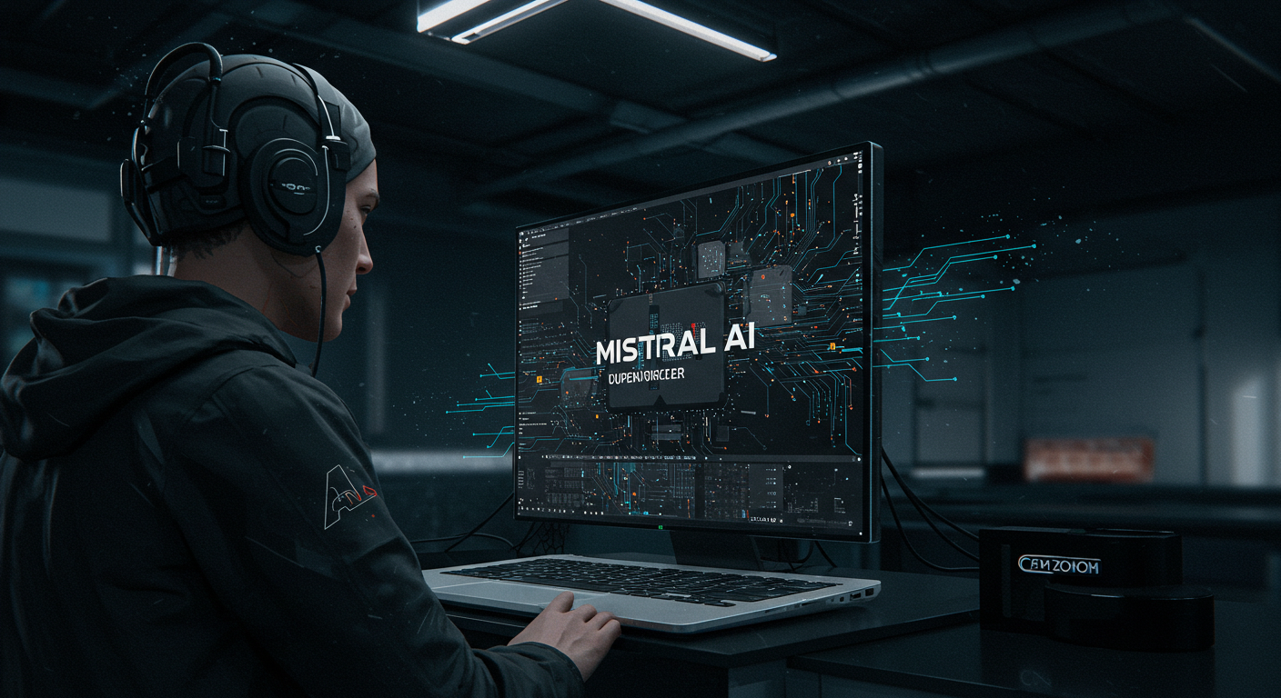 Mistral AI : le concurrent français d'OpenAI décrypté — illustration éditoriale
